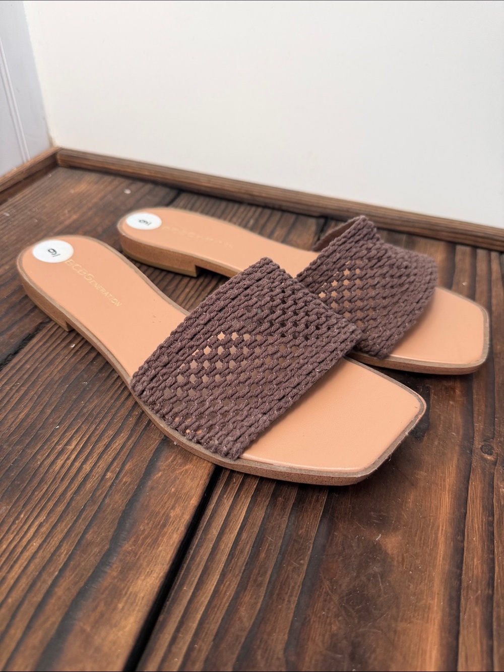 BCBGeneration Lanai texture woven sandals